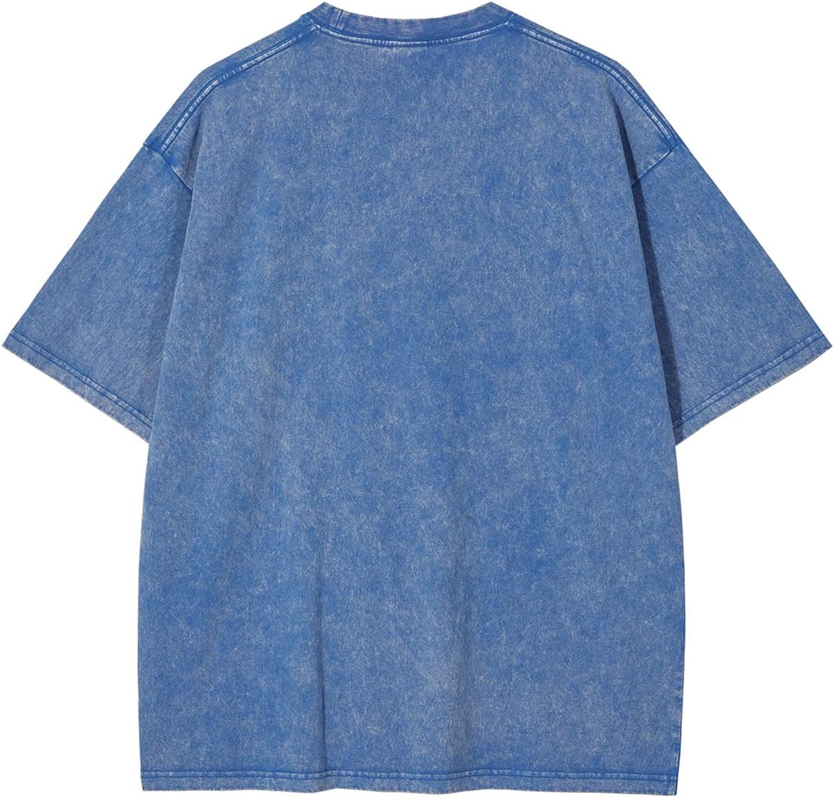 Aelfric Eden Mens Solid Tee 90s Vintage Oversized Shirts Streetwear Short Sleeve Casual Tops20light Blue