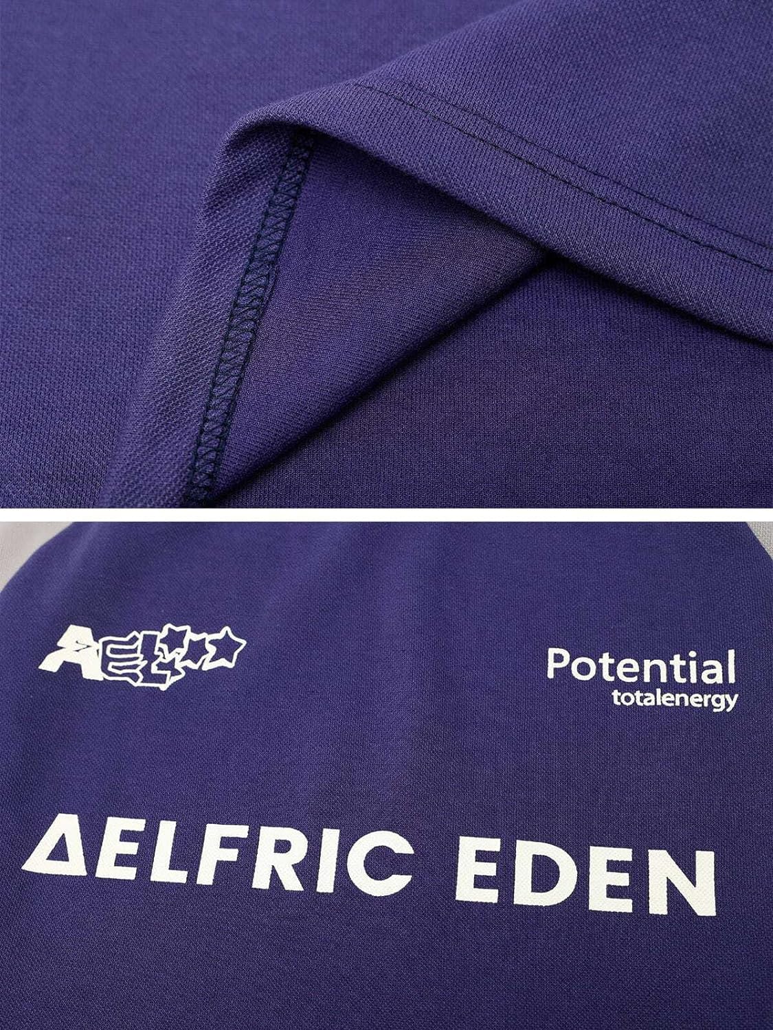 Aelfric Eden Oversized Crewneck Sweatshirts for Men Vintage Graphic Pullover Loose Fit Streetwear Long Sleeve TopBpurple