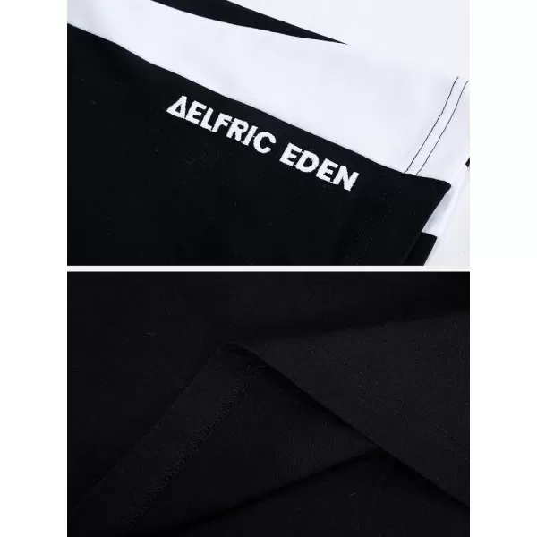 Aelfric Eden Mens 90s Vintage Oversize Shirts Summer Unisex Hipster Printed Casual Tee Streetwear Harajuku Top Tshirt1512black