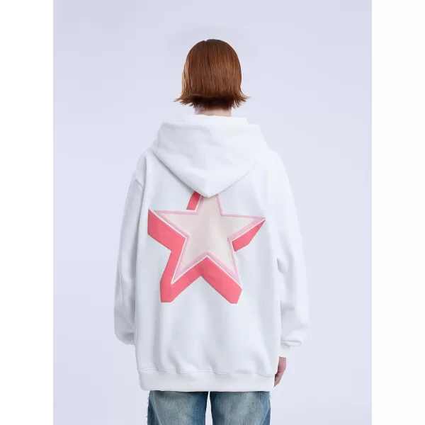 Aelfric Eden Mens Novelty Cartoon Graphic Hoodies Streetwear Hooded Sweatshirt Pullover Hip Hop Fashion Hoodies Unisex11white