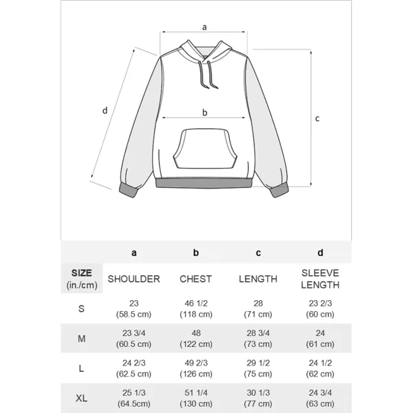 Aelfric Eden Mens Novelty Cartoon Graphic Hoodies Streetwear Hooded Sweatshirt Pullover Hip Hop Fashion Hoodies Unisex12black