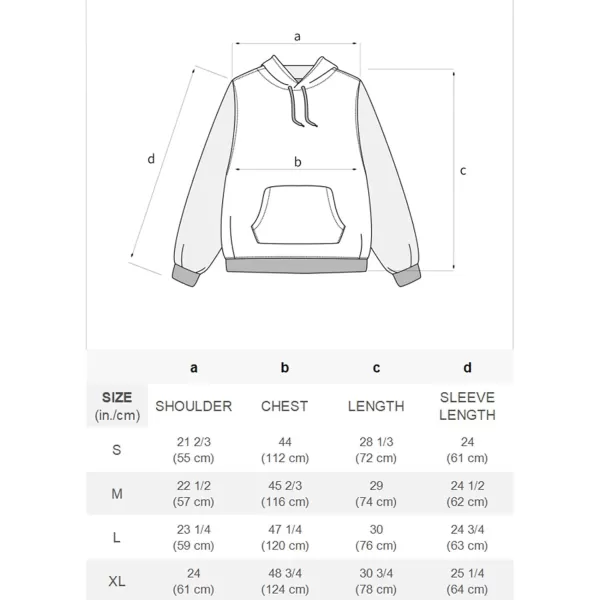 Aelfric Eden Mens Novelty Cartoon Graphic Hoodies Streetwear Hooded Sweatshirt Pullover Hip Hop Fashion Hoodies Unisex13black