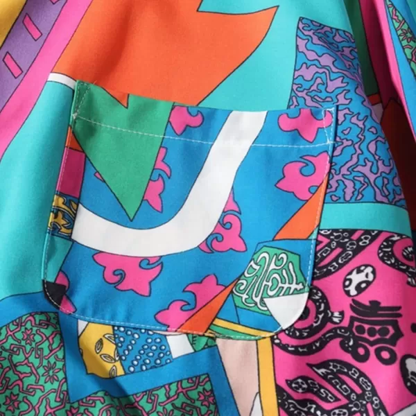 Aelfric Eden Mens ShortSleeve Japanese Harajuku Shirt Unisex Hipster Hawaiian Shirts Summer Floral Street Casual Tops MulticolouredAelfric Eden Mens ShortSleeve Japanese Harajuku Shirt Unisex Hipster Hawaiian Shirts Summer Floral Street Casual Tops Multicoloured