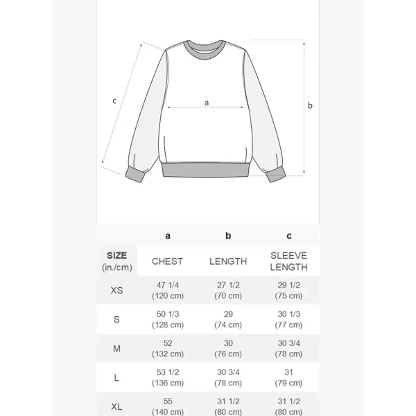 Aelfric Eden Oversized Crewneck Sweatshirts for Men Vintage Graphic Pullover Loose Fit Streetwear Long Sleeve TopAred