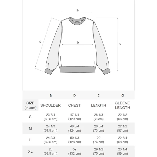 Aelfric Eden Oversized Crewneck Sweatshirts for Men Vintage Graphic Pullover Loose Fit Streetwear Long Sleeve TopD01black