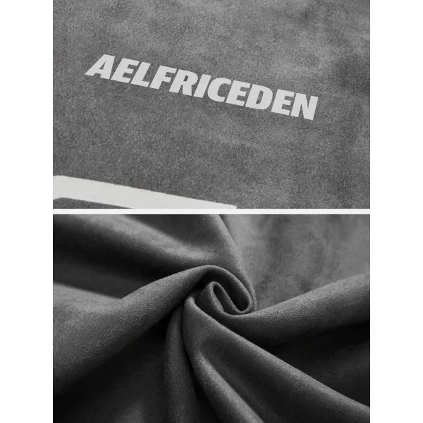 Aelfric Eden Oversized Crewneck Sweatshirts for Men Vintage Graphic Pullover Loose Fit Streetwear Long Sleeve TopD01grey