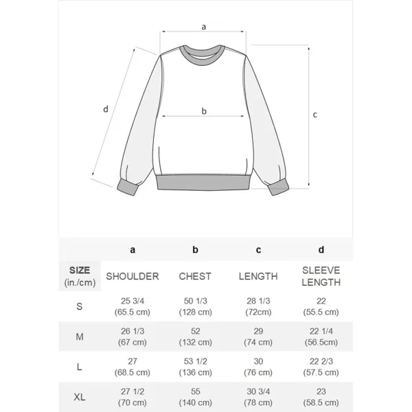 Aelfric Eden Oversized Crewneck Sweatshirts for Men Vintage Graphic Pullover Loose Fit Streetwear Long Sleeve TopE05tiewaist amp Black