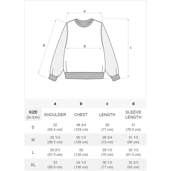 Aelfric Eden Oversized Crewneck Sweatshirts for Men Vintage Graphic Pullover Loose Fit Streetwear Long Sleeve TopFblue