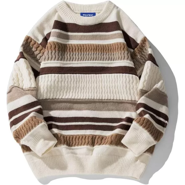A05-stripe Color Blocking & Beige