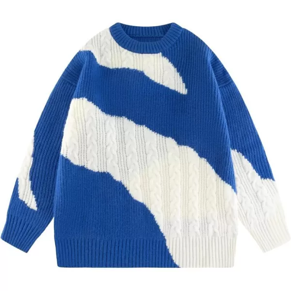 B01-irregular Colorblock & Blue