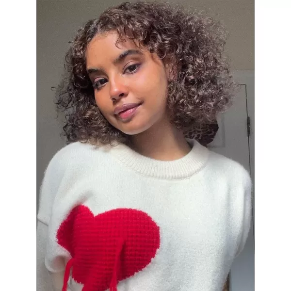 Aelfric Eden Graphic Heart Printed Knit Sweater Long Sleeve Crewneck Oversized Loose Fit Pullover TopsC02white