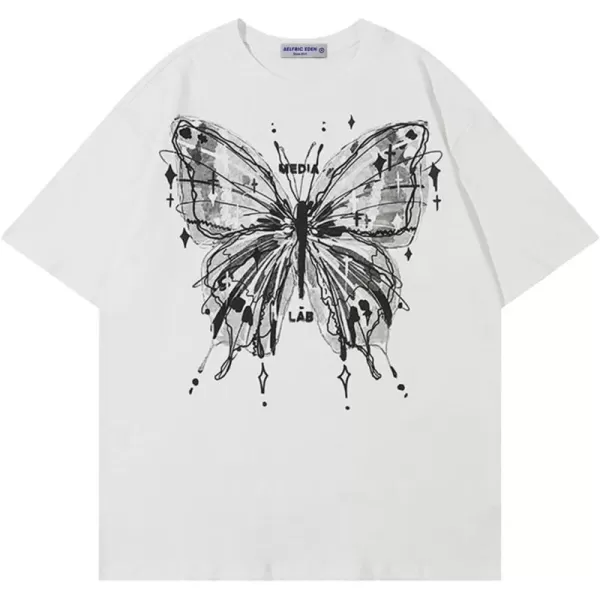 19a01-butterfly Print & White