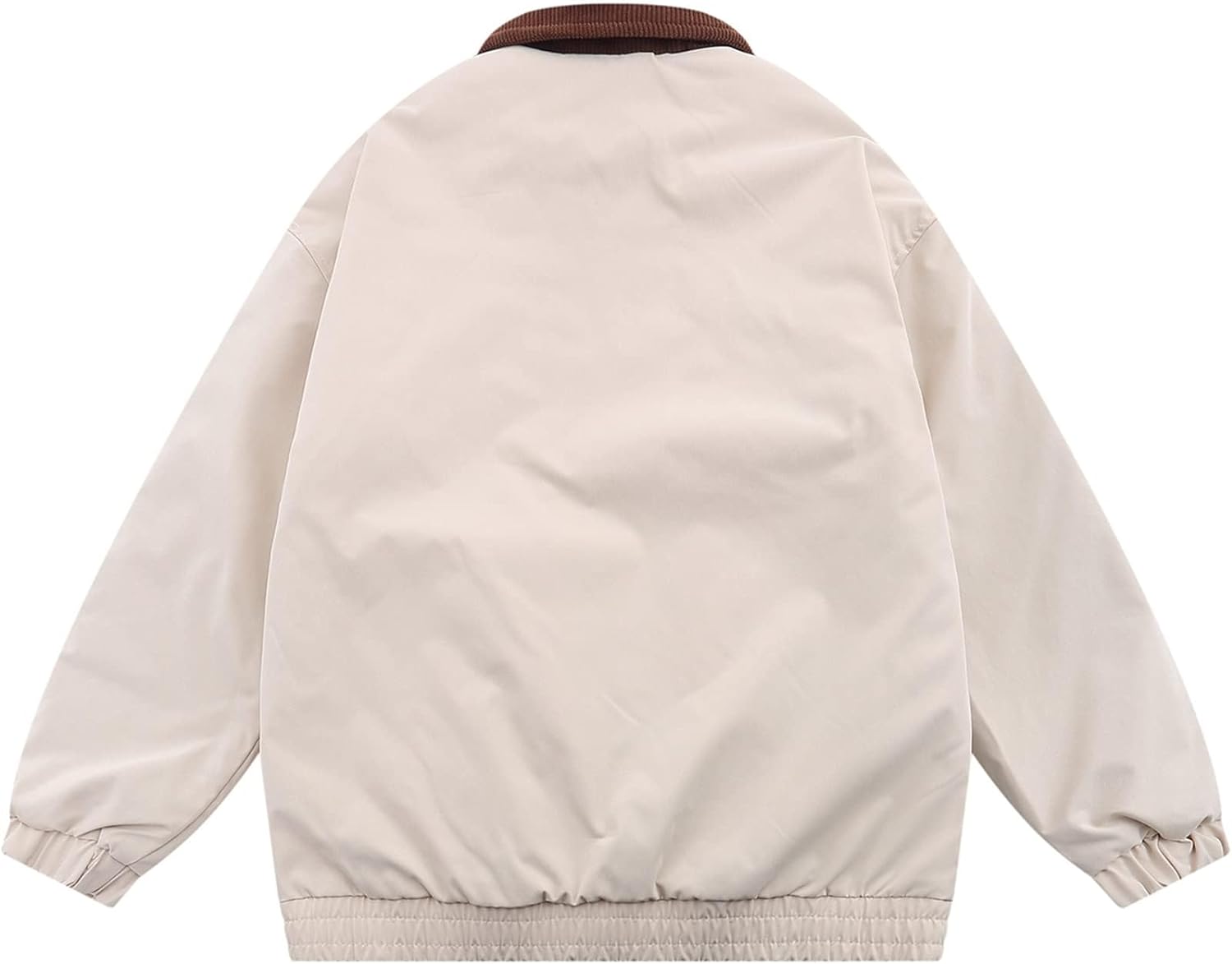 Aelfric Eden Mens Motorcycle Jackets Varsity Jacket Vintage Letter Print Patchwork Jacket Beige Oversized Overcoats647beige