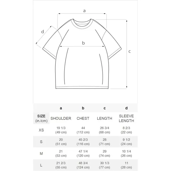 Aelfric Eden Mens Japanese Casual Short Sleeves Graphic Print Shirts Unisex Vintage TeeC02white