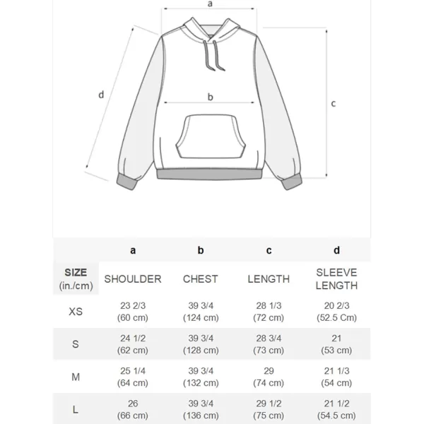 Aelfric Eden Mens Novelty Cartoon Graphic Hoodies Streetwear Hooded Sweatshirt Pullover Hip Hop Fashion Hoodies Unisex04bblack