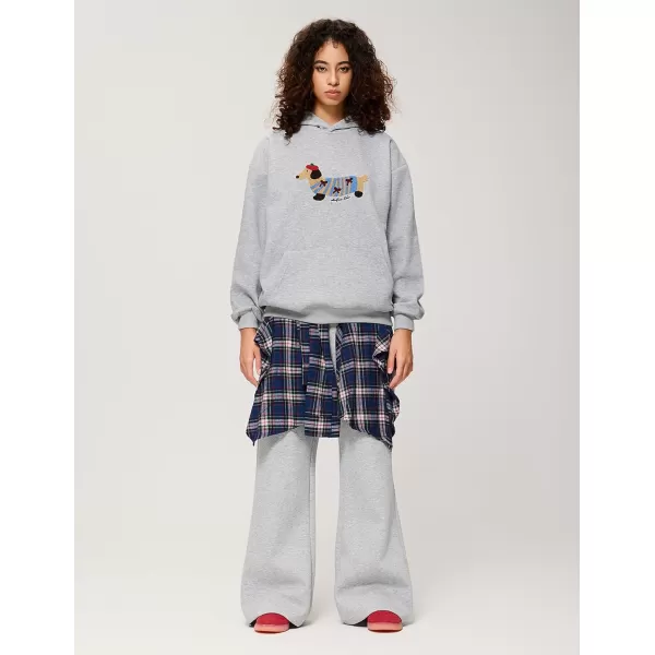 Aelfric Eden Cartoon Dog Hoodie Couple Hooded Sweatshirt Long Sleeve Pullover Oversized Hoodies 2024 Fall Outfits01 Grey