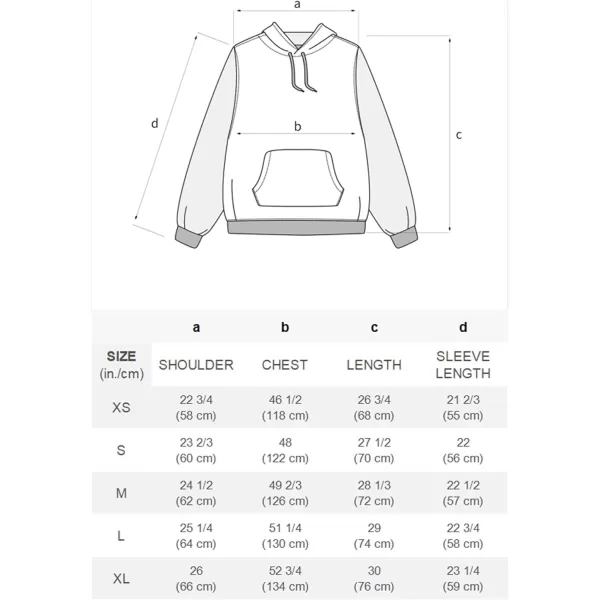 Aelfric Eden Oversized Hoodies for Women Streetwear Vintage Baggy Shadow Print Hoodie Pullover with pocketBrown