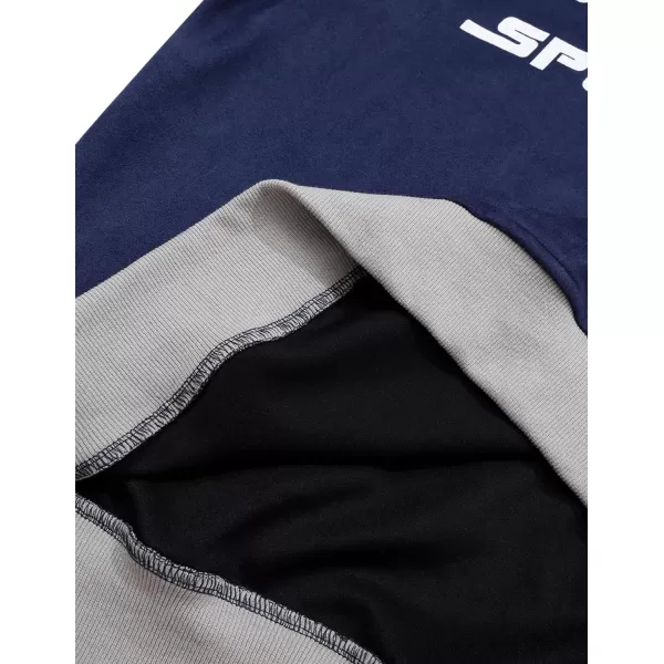 Aelfric Eden Oversized Sweatshirt Vintage Crewneck Sweatshirts Casual Long Sleeve Suede PulloverNavy Bluegrey