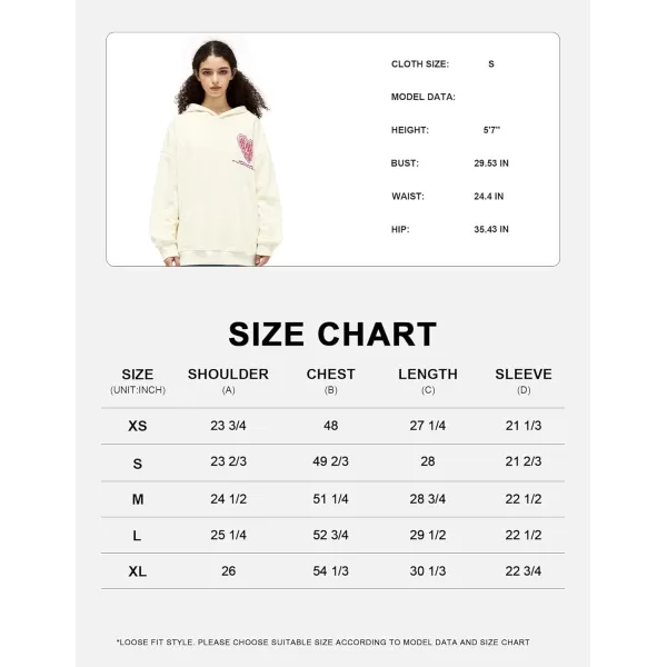 Aelfric Eden Womens Graphic Hoodies Y2k Oversized Sweatshirts Long Sleeves Sweaters Pullover Fall OutfitsGrey
