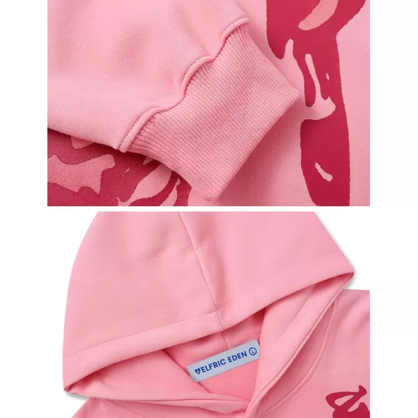 Aelfric Eden Womens Hoodies Y2k Long Sleeve Oversized Sweatshirt Trendy Preppy ClothesPink