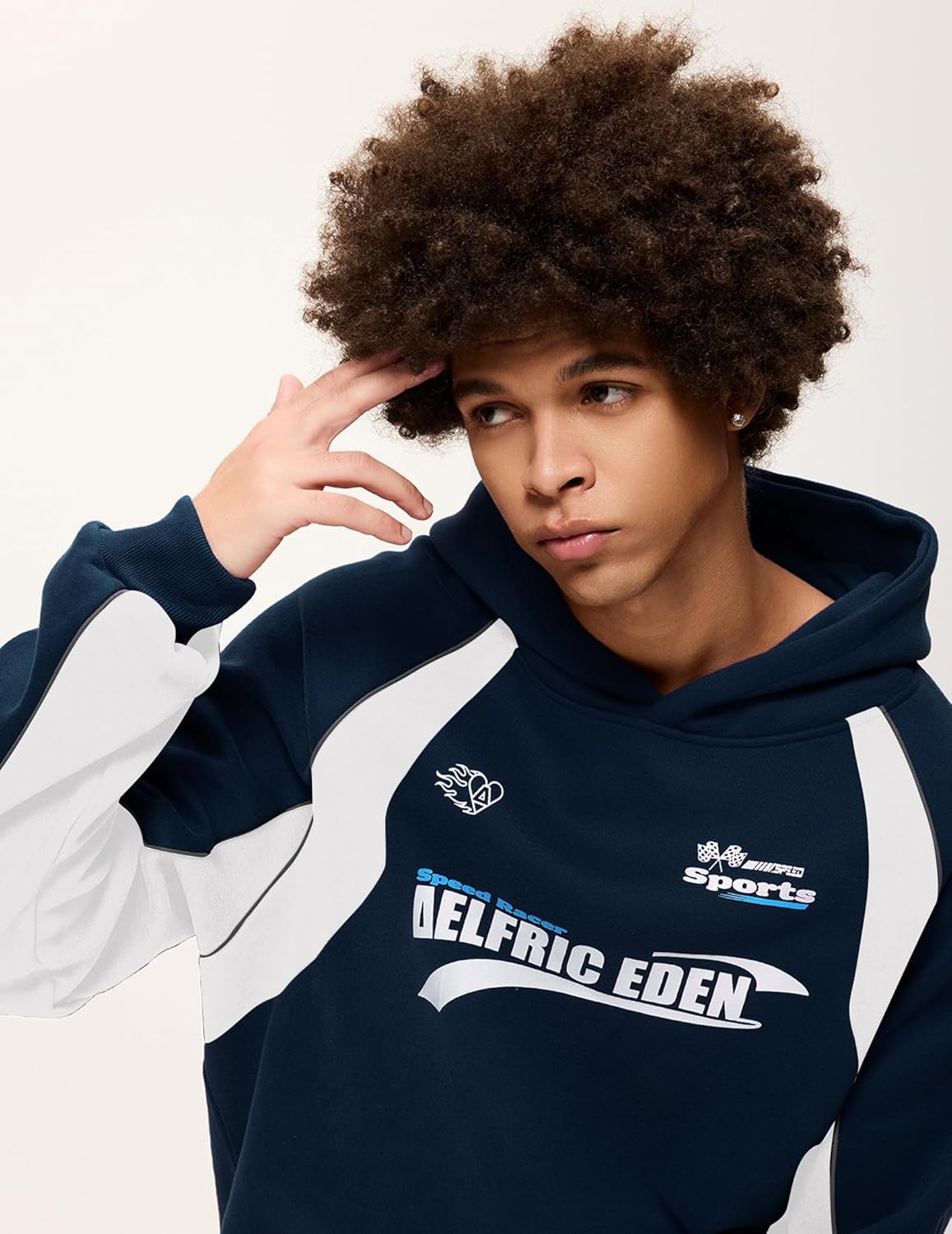 imageAelfric Eden Oversized Hoodie for Men Vintage Streetwear Graphic Long Sleeve Pullover Hoodies TopsNavy Blue