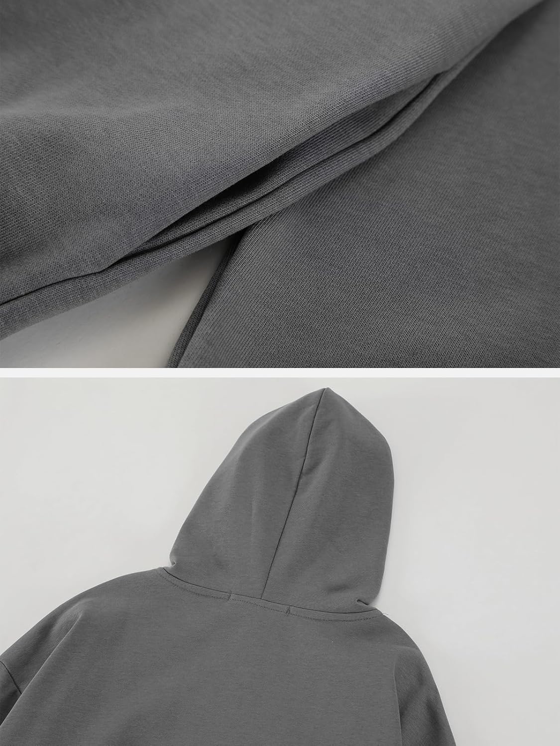 imageAelfric Eden Graphic Hoodies for Men Vintage Printed Hoodie Sweatshirt Oversized Long Sleeve Streetwear Hooded PulloverGrey