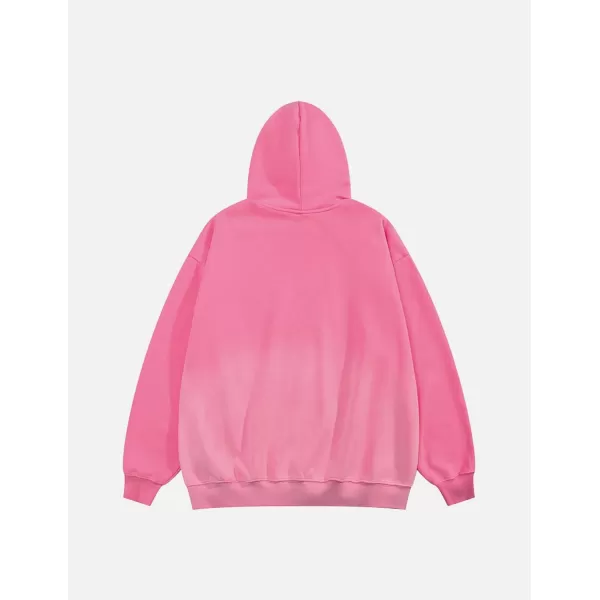 imageAelfric Eden Graphic Hoodies for Women Vintage Printed Sweatshirt Y2K Oversized hoodie PulloverPink