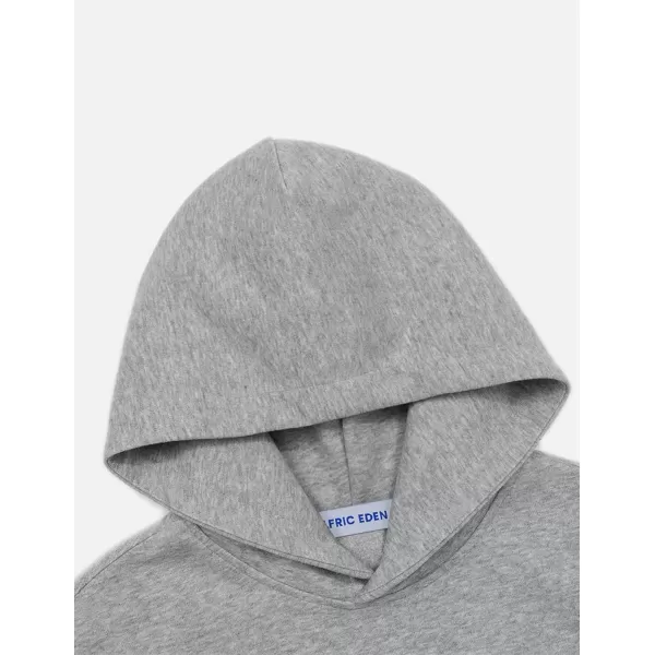 imageAelfric Eden Hoodies Basic Solid Hooded Pullover Sweatshirts Oversized Casual Soft Hoodie 2024 Trendy OutfitsGrey