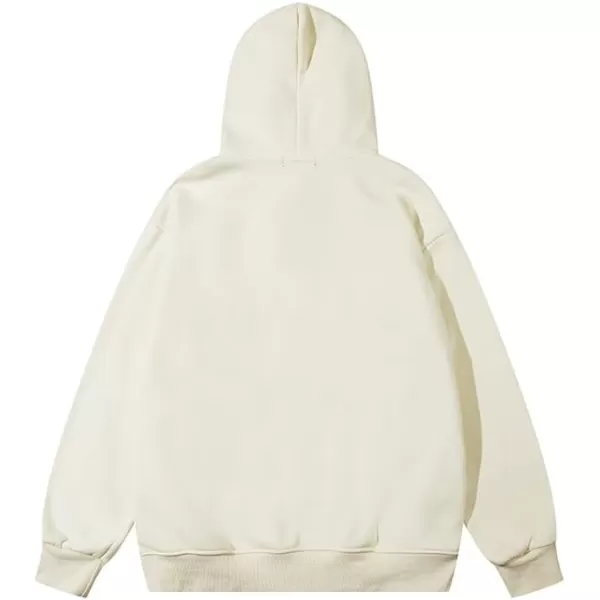 imageAelfric Eden Mens Graphic Varsity Hoodies Applique Embroidery Star Unisex Oversized Casual Loose Streetwear Fall outfits1732white