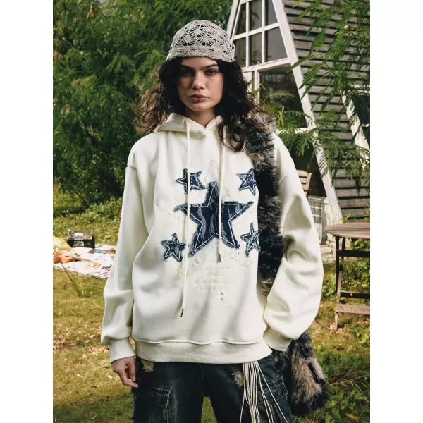 imageAelfric Eden Star Graphic Hoodies Streetwear Hooded Sweatshirt Pullover Hip Hop Fashion Hoodies Unisex2apricot