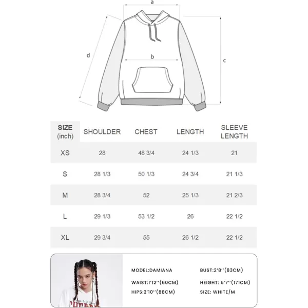 imageAelfric Eden Women Cherries Graphic Print Hoodie Oversized Streetwear Hoodies Sweatshirt11ab4white