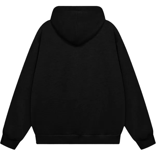 imageAelfric Eden Womens Oversized Hoodies Sweatshirt Trendy Long Sleeves Solid Essentials Hoodie Y2k Fall Fashion OutfitsBlack
