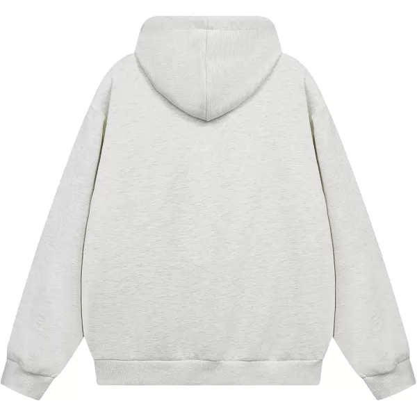 imageAelfric Eden Womens Oversized Hoodies Sweatshirt Trendy Long Sleeves Solid Essentials Hoodie Y2k Fall Fashion OutfitsGrey