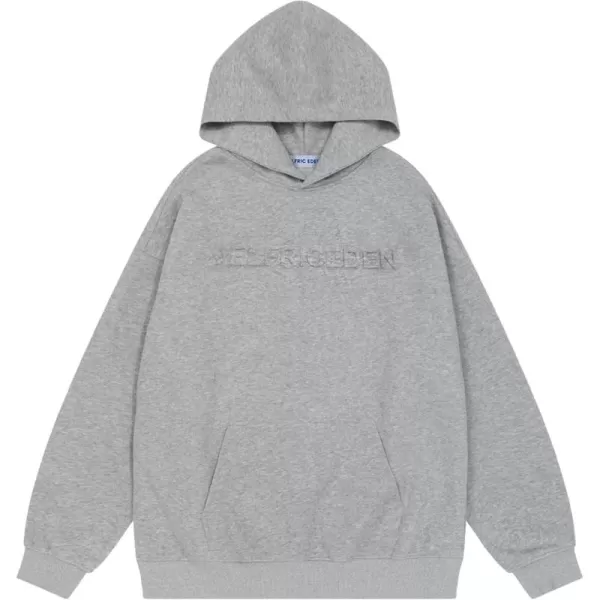 imageAelfric Eden Hoodies Basic Solid Hooded Pullover Sweatshirts Oversized Casual Soft Hoodie 2024 Trendy OutfitsGrey