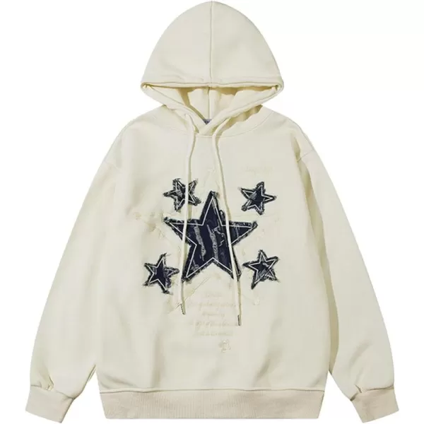 imageAelfric Eden Star Graphic Hoodies Streetwear Hooded Sweatshirt Pullover Hip Hop Fashion Hoodies Unisex2apricot