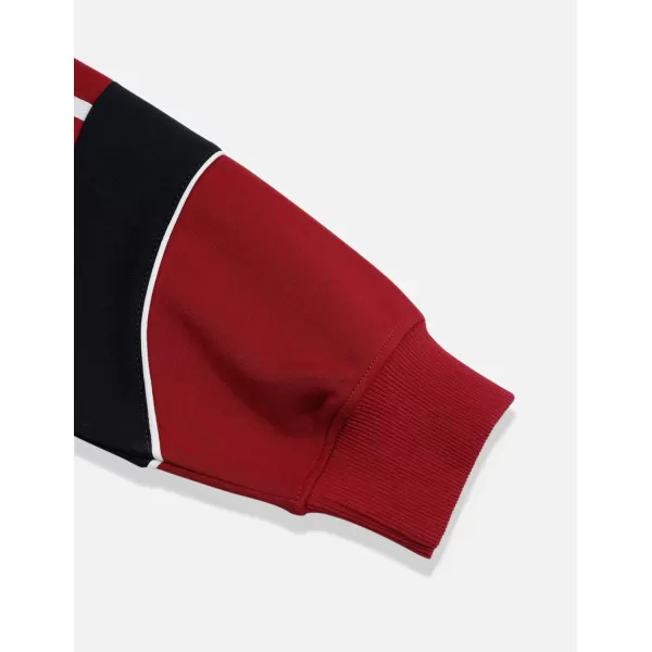 imageAelfric Eden Hoodies Color Blocking Embroidery Hoodie Oversized Hooded Pullover Sweatshirts 2024 Trendy OutfitsRed
