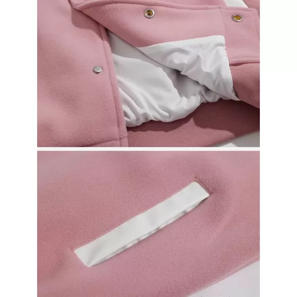 imageAelfric Eden Mens Varsity Jackets Bomber Letterman Jacket Oversized Y2k Baseball Coats6pink