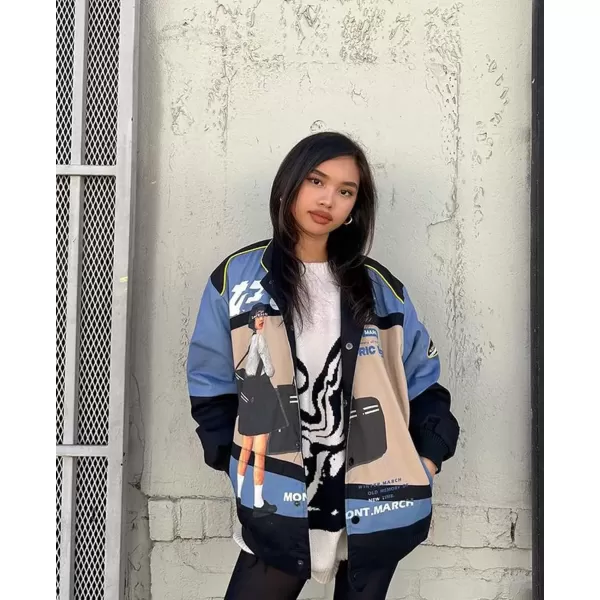 imageAelfric Eden Varsity Jacket Vintage Bomber Jackets Harajuku Graphic Baseball Jacket Unisex Streetwear CoatsBlue