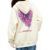 imageAelfric Eden Graphic Hoodie Womens Oversized Hoodies Y2k Cute Heart Print Sweatshirt Streetwear Hooded PulloverApricot