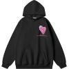 imageAelfric Eden Graphic Hoodie Womens Oversized Hoodies Y2k Cute Heart Print Sweatshirt Streetwear Hooded PulloverBlack
