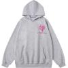 imageAelfric Eden Graphic Hoodie Womens Oversized Hoodies Y2k Cute Heart Print Sweatshirt Streetwear Hooded PulloverGrey