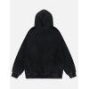 imageAelfric Eden Graphic Hoodies Abstract Print Washed Hoodie Long Sleeve Acid Washed Hooded Sweatshirts Trendy Y2k TopsBlack