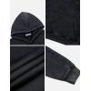 imageAelfric Eden Hoodies Mens Acid Wash Hoodie Oversized Vintage Heavyweight Cotton Fleece Hooded Pullover SweatshirtBlack