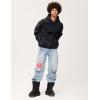 imageAelfric Eden Hoodies Mens Acid Wash Hoodie Oversized Vintage Heavyweight Cotton Fleece Hooded Pullover SweatshirtBlack