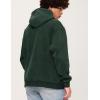 imageAelfric Eden Hoodies Mens Acid Wash Hoodie Oversized Vintage Heavyweight Cotton Fleece Hooded Pullover SweatshirtDarkgreen