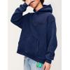 imageAelfric Eden Hoodies Mens Acid Wash Hoodie Oversized Vintage Heavyweight Cotton Fleece Hooded Pullover SweatshirtNavy Blue