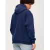 imageAelfric Eden Hoodies Mens Acid Wash Hoodie Oversized Vintage Heavyweight Cotton Fleece Hooded Pullover SweatshirtNavy Blue