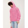 imageAelfric Eden Hoodies Mens Acid Wash Hoodie Oversized Vintage Heavyweight Cotton Fleece Hooded Pullover SweatshirtPink