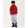 imageAelfric Eden Hoodies Mens Acid Wash Hoodie Oversized Vintage Heavyweight Cotton Fleece Hooded Pullover SweatshirtRed