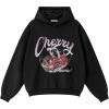 imageAelfric Eden Graphic Hoodies Cherry Print Hoodie Long Sleeve Oversized Hooded Pullover Sweatshirt 2025 Trendy Tops OutfitsBlack
